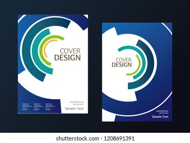 Book cover design. Annual report layout. Brochure, catalog. Business vector template. Simple Flyer promotion. magazine, Presentation cover. Abstract Vector illustration.