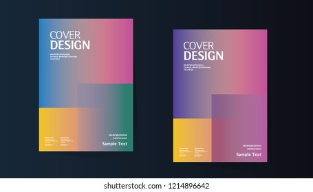 Book cover design. Annual report layout. Brochure, catalog. Business vector template. Simple Flyer promotion. magazine, Presentation cover. Abstract Vector illustration.