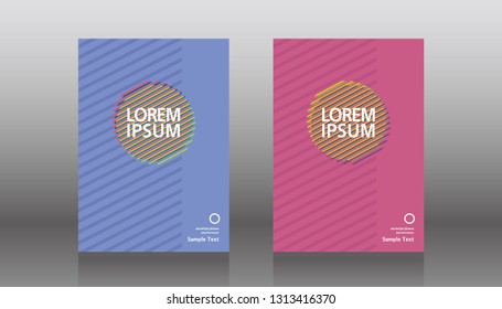 Book cover design. Annual report layout. Brochure, catalog. Business vector template. Simple Flyer promotion. magazine, Presentation cover. Abstract Vector illustration.