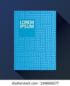 Book cover design. Annual report layout. Brochure, catalog. Business vector template. Simple Flyer promotion. magazine, Presentation cover. Design Elements. Abstract Vector illustration.