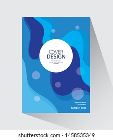 Book cover design. Annual report layout. Brochure, catalog. Business vector template. Simple Flyer promotion. magazine, Presentation cover. Design Elements. Abstract Vector illustration.