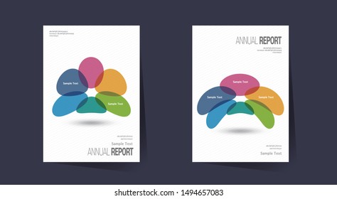 Book cover design. Annual report layout. Brochure, catalog. Business vector template. Simple Flyer promotion. magazine, Banner. Design Elements. Abstract Vector illustration.