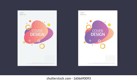 Book cover design. Annual report layout. Brochure, catalog. Business vector template. Simple Flyer promotion. magazine, Banner. Design Elements. Abstract Vector illustration.