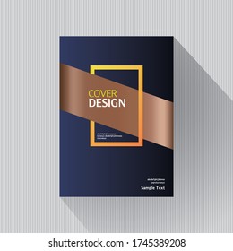 book cover design. Annual report layout. Brochure, catalog. Business vector template. Simple Flyer promotion. magazine, Banner. Design Elements. Abstract Vector illustration.