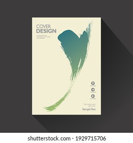 book cover design. Annual report layout. Brochure, catalog. Business vector template. Simple Flyer promotion. magazine, Banner. Design Elements. Abstract Vector illustration.