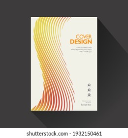 book cover design. Annual report layout. Brochure, catalog. Business vector template. Simple Flyer promotion. magazine, Banner. Design Elements. Abstract Vector illustration.