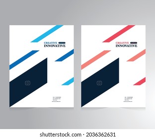 Book cover design. Annual report layout. Brochure, catalog. Business vector template. Simple Flyer promotion. magazine, Presentation cover. Abstract Vector illustration.
