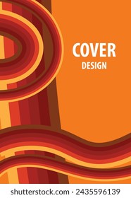 Book cover design. Annual report layout. Brochure, catalog. Business vector template. Simple Flyer promotion. magazine, Presentation cover. Design Elements. Abstract Vector illustration.