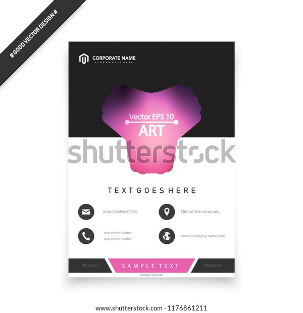 Book cover design annual report, magazine, flyer\
in A4. Business vector set. Brochure title sheet. Abstract\
composition with geometric shapes and image. Blue. Minimalistic\
style. Template layout.