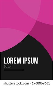 Book cover design with attractive colors
