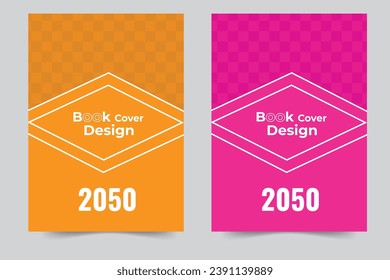 Book Cover Design Or Brochure Design Template.