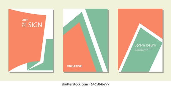 Book cover design for business. Annual report layout. Brochure template. magazine. presentation cover. vector illustration