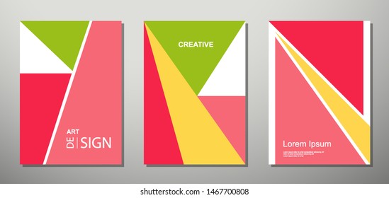 Book cover design for business. Annual report layout. Brochure template. magazine. presentation cover. vector illustration