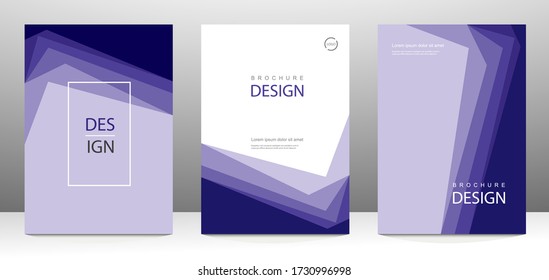 Book cover design for business. Annual report layout, Brochure template, Poster, magazine, presentation cover. vector illustration