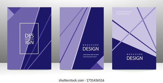 Book cover design for business. Annual report layout, Brochure template, Poster, magazine, presentation cover. vector illustration