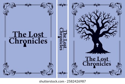 Book Cover Design, EPS Vector Template. Like adapting to a book cover.