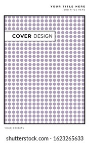 BOOK COVER DESIGN WITH GEOMETRIC SHAPE