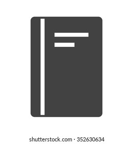 Book, cover, design icon vector image. Can also be used for education and science. Suitable for use on web apps, mobile apps and print media.