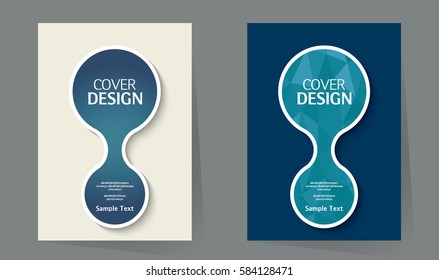Book Cover design layout. Annual report vector template in A4 size. Brochure design. business catalog. Simple pattern. Flyer promotion. magazine, Presentation cover. Abstract Vector illustration.