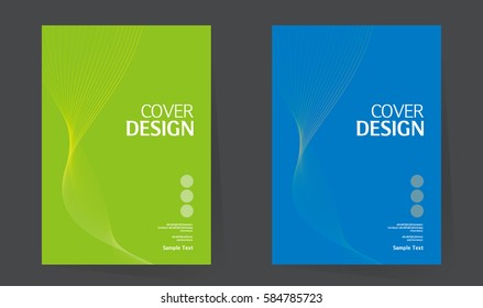 Book cover design layout. Annual report vector template in A4 size. Brochure design. business catalog. Simple pattern. Flyer promotion. magazine, Presentation cover. Abstract Vector illustration.