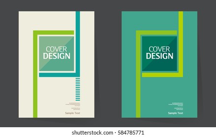 Book cover design layout. Annual report vector template in A4 size. Brochure design. business catalog. Simple pattern. Flyer promotion. magazine, Presentation cover. Abstract Vector illustration.