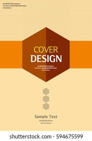 Book cover design layout. Annual report vector template in A4 size. Brochure design. business catalog. Simple pattern. Flyer promotion. magazine, Presentation cover. Abstract Vector illustration.
