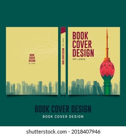 Book Cover Design, Magazine cover, Abstract city illustration, Colombo, Sri lanka