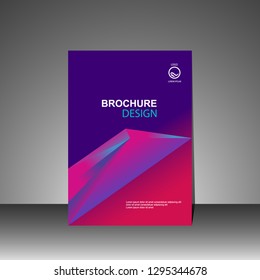 Book cover design modern. Annual report. Brochure template, catalog. Simple Flyer promotion. magazine. Vector illustration