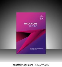 Book cover design modern. Annual report. Brochure template, catalog. Simple Flyer promotion. magazine. Vector illustration