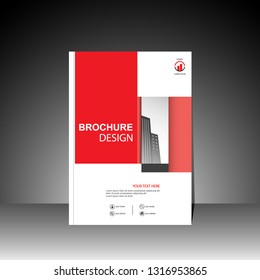 Book cover design modern. Annual report. Brochure template, catalog. Simple Flyer promotion. magazine. Vector illustration