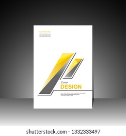 Book cover design modern. Annual report. Brochure template, catalog. Simple Flyer promotion. magazine. Vector illustration
