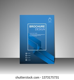 Book cover design modern. Annual report. Brochure template, catalog. Simple Flyer promotion. Magazine. Vector illustration