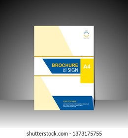 Book cover design modern. Annual report. Brochure template, catalog. Simple Flyer promotion. Magazine. Vector illustration