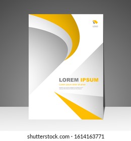 Book cover design modern. Annual report. Brochure template, catalog. Simple Flyer promotion. magazine. Vector illustration