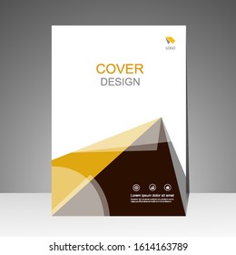 Book cover design modern. Annual report. Brochure template, catalog. Simple Flyer promotion. magazine. Vector illustration