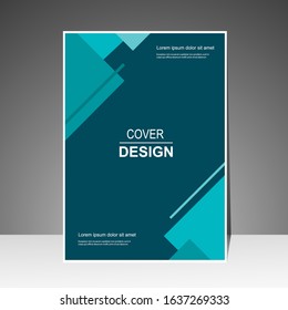 Book cover design modern. Annual report, Brochure template, Poster, Business Presentation, Flyer, Portfolio, Banner, Website, Magazine. Vector illustration