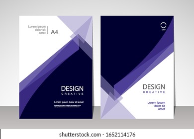 Book cover design modern. Annual report, Brochure template, Poster, Business Presentation, Education, Flyer, Portfolio, Banner, Website, Magazine. Vector illustration