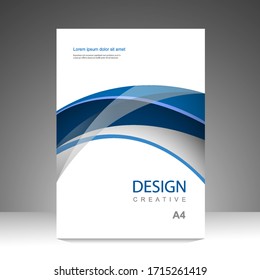 Book cover design modern. Annual report. Brochure template, catalog. Simple Flyer promotion. magazine. Vector illustration