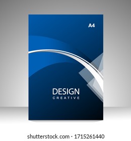 Book cover design modern. Annual report. Brochure template, catalog. Simple Flyer promotion. magazine. Vector illustration
