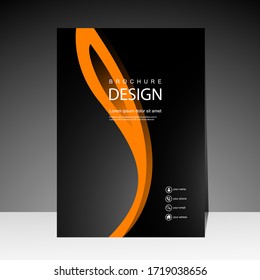 Book cover design modern. Annual report. Brochure template, Poster, catalog. Simple Flyer promotion. magazine. Vector illustration