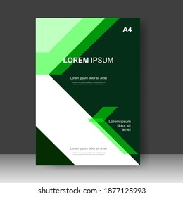 Book cover design modern. Annual report. Brochure template, catalog. Simple Flyer promotion. magazine. Vector illustration