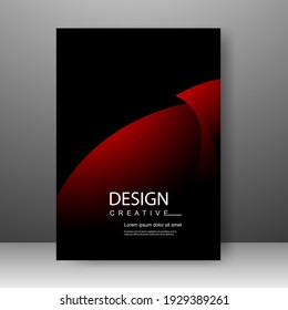 Book cover design modern. Annual report. Brochure template, catalog. Simple Flyer promotion. magazine. Vector illustration