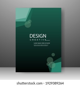 Book cover design modern. Annual report. Brochure template, catalog. Simple Flyer promotion. magazine. Vector illustration