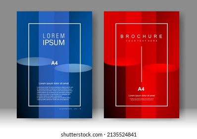 Book cover design modern. Annual report, Brochure template, Poster, Business Presentation, Education, Flyer, Portfolio, Banner, Website, Magazine. Vector illustration