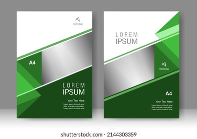 Book cover design modern. Annual report. Brochure template, catalog. Simple Flyer promotion. magazine. Vector illustration