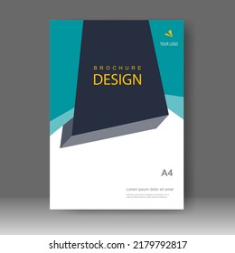 Book cover design modern. Annual report. Brochure template, catalog. Simple Flyer promotion. magazine. Vector illustration