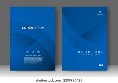 Book cover design modern. Annual report. Brochure template, catalog. Simple Flyer promotion. magazine. Vector illustration