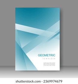 Book cover design modern technology style. Annual report. Brochure template, catalog. Simple Flyer promotion. magazine. Vector illustration