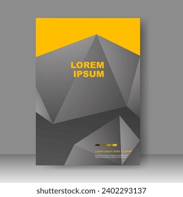 Book cover design modern technology style. Annual report. Brochure template, catalog. Simple Flyer promotion. magazine. Vector illustration