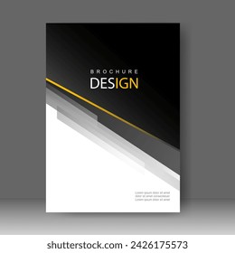 Book cover design modern technology style. Annual report. Brochure template, catalog. Simple Flyer promotion. magazine. Vector illustration